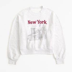 NWT Abercrombie and Fitch Destination Sunday Crew Neck Sweatshirt size XL